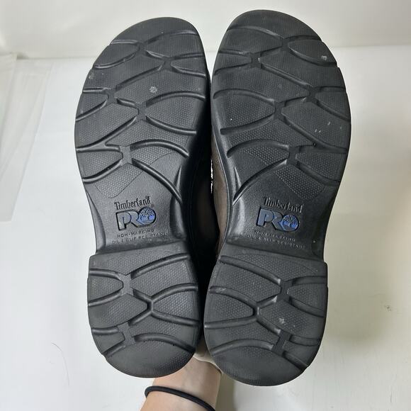 Timberland PRO Men's 12 M Branston Alloy Safety Toe Slip-On ESD Brown Moc 91694 - Picture 8 of 10